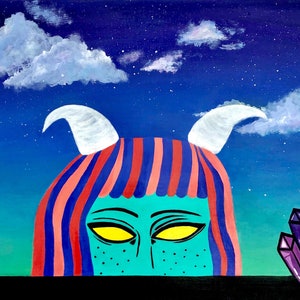 Gem Giant | Trippy Art Print