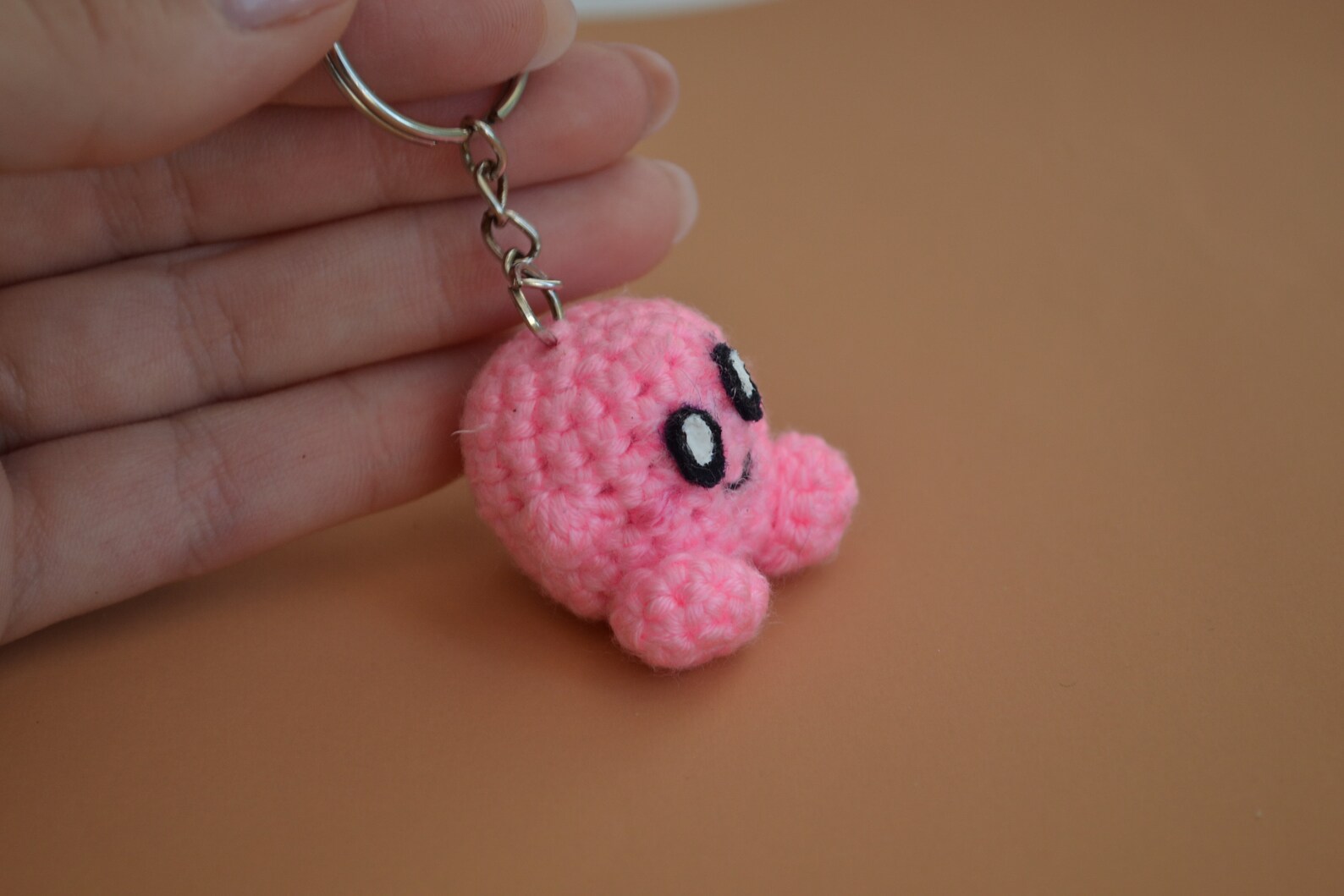PATTERN Kirby plush Keychain crochet Pattern Kirby Key Caps Etsy