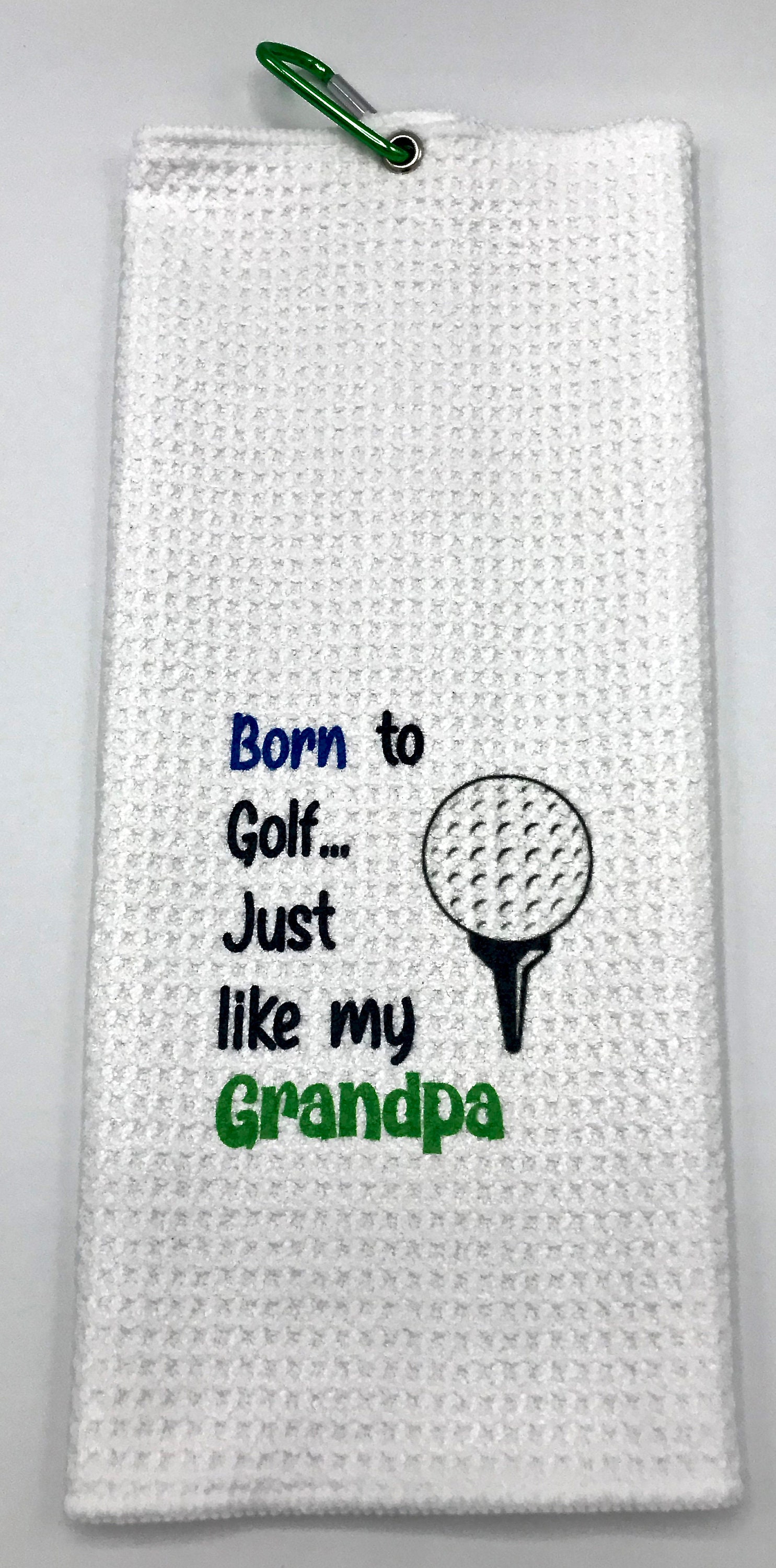 Personalized Hanging Junior Golf Towels for the Kids to Show Etsy