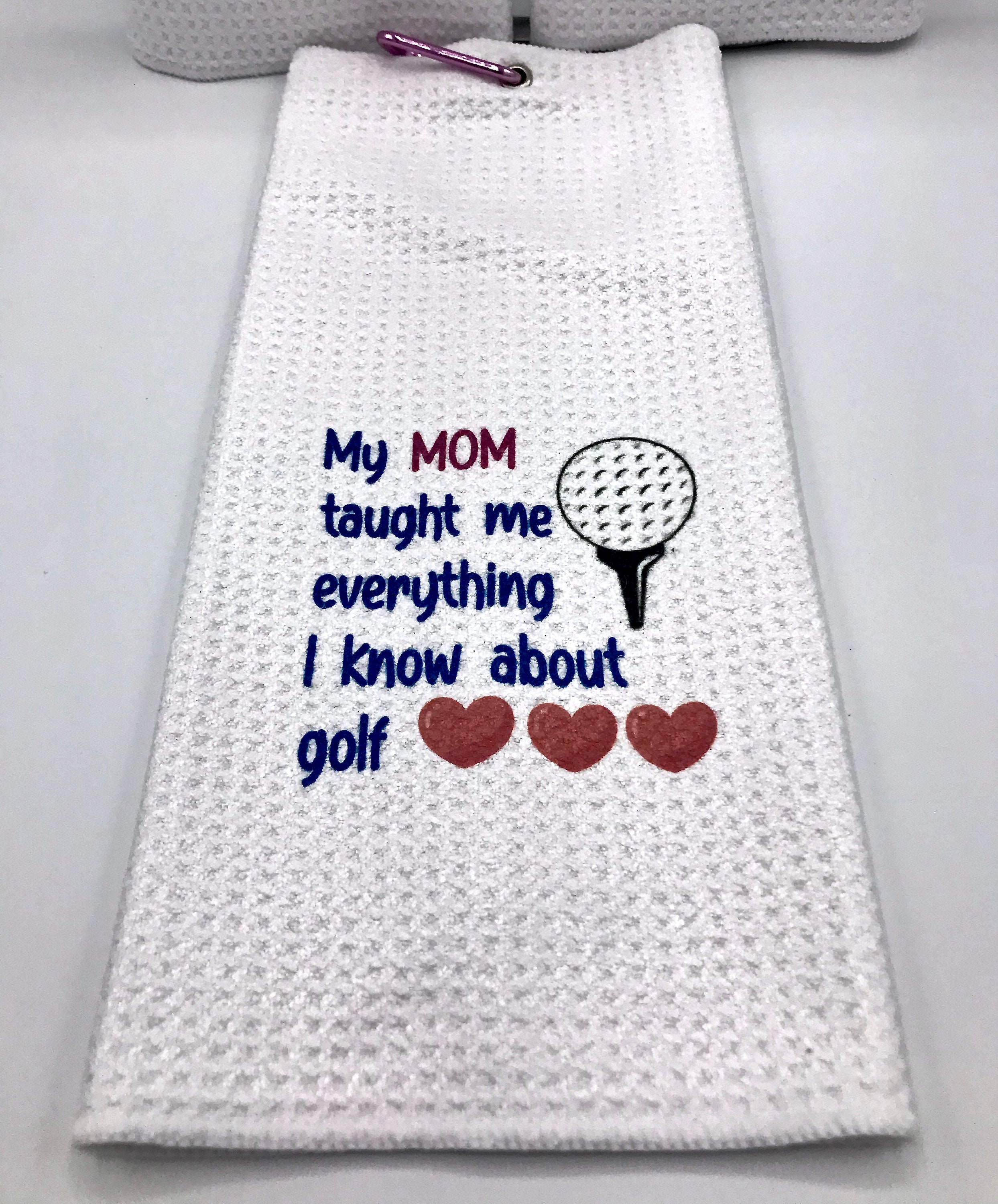 Personalized Hanging Junior Golf Towels for the Kids to Show Etsy