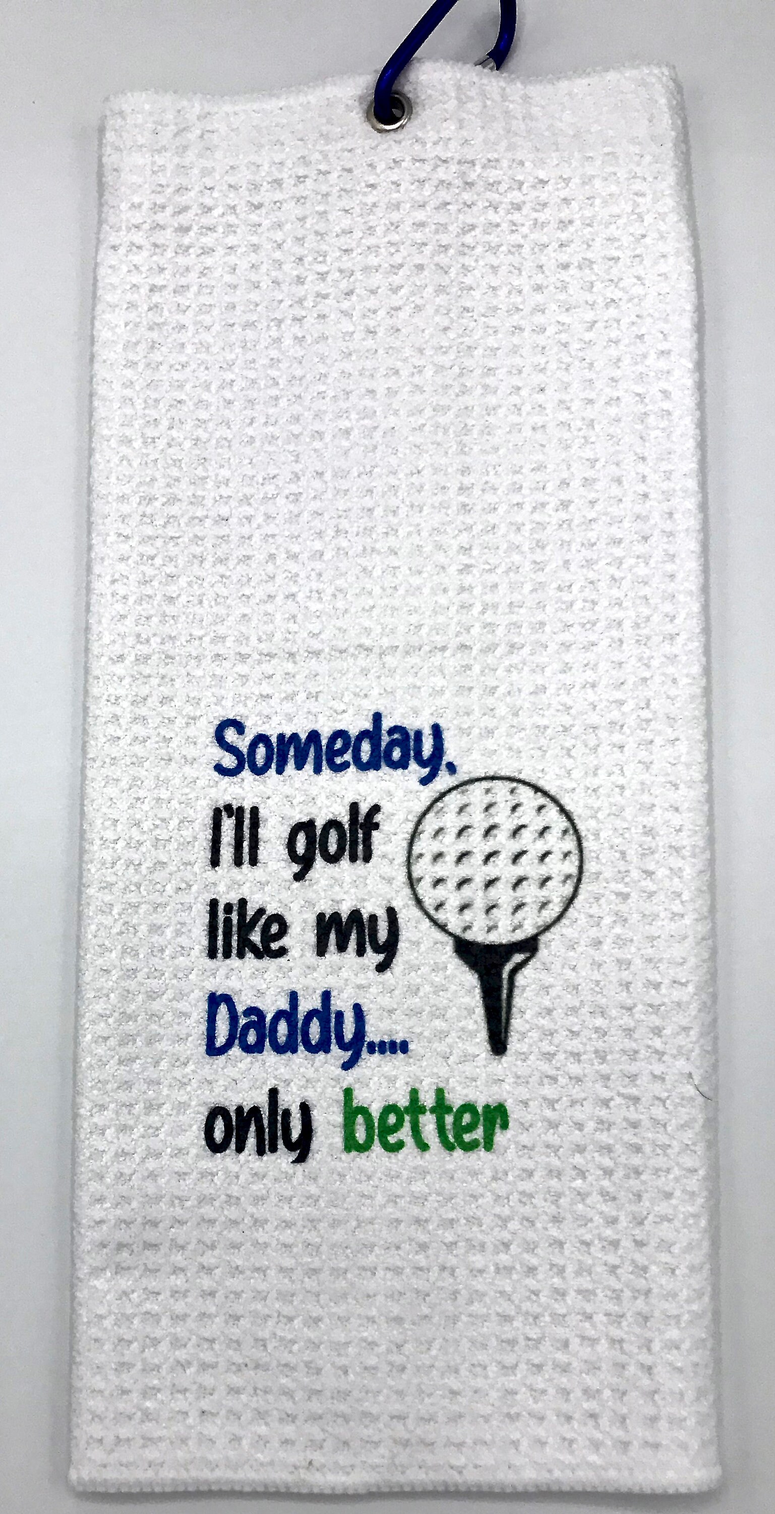 Personalized Hanging Junior Golf Towels for the Kids to Show Etsy UK