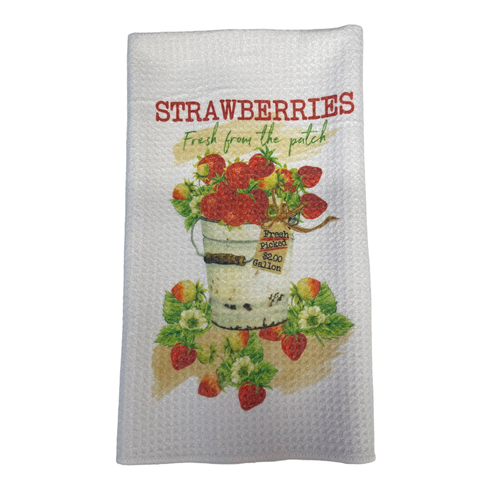 Strawberry / Strawberry Towels / Strawberry Decor / Strawberry Etsy