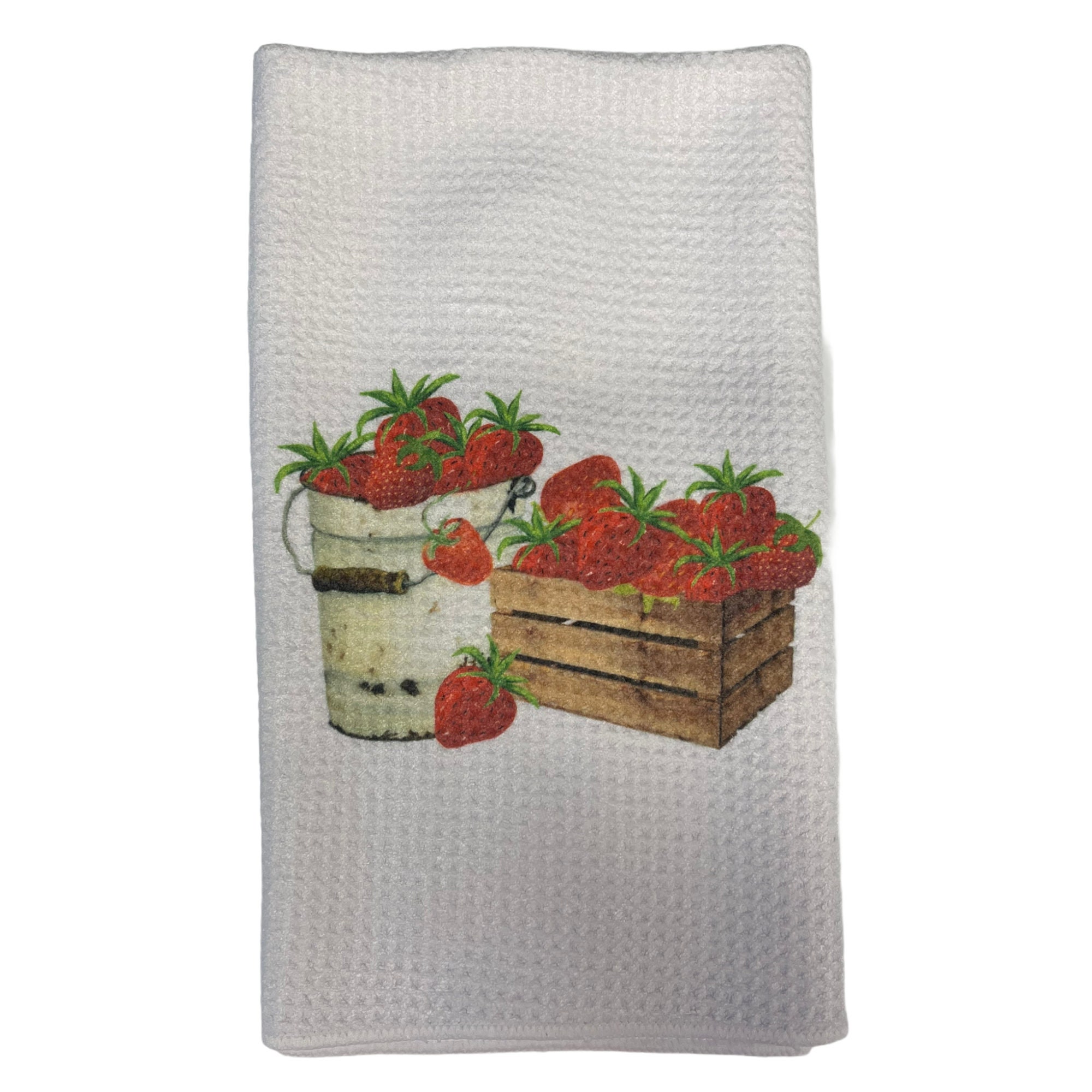 Strawberry / Strawberry Towels / Strawberry Decor / Strawberry Etsy