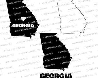 Georgia Svg Etsy