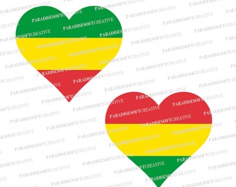 Reggae heart SVG, Rasta heart SVG, Bob Marley heart SVG, love reggae svg, love rasta svg, Jamica svg, Reggae flag svg, rasta flag svg,