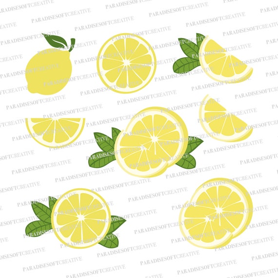 Lemon SVG Bundle Lemon SVG Lemon Slice Fruit Svg Lemon - Etsy UK