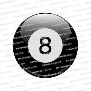 8 Ball SVG - Pool 8 SVG - Pool SVG - Magic ball svg - Billiards svg - Black Ball svg - Eight Ball svg - Cricut file - Digital file