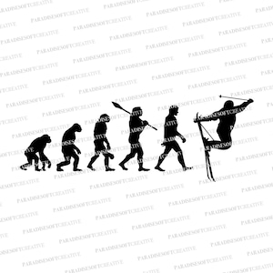 Evolución  esquiador SVG - Evolución esquí freestyle SVG - esquiar SVG - Hombre - Vector - Archivo de corte - Archivo digital