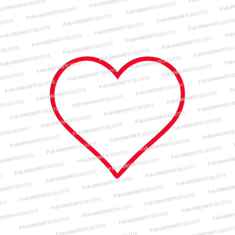 Hearts SVG, Red hearts svg, valentine's day svg, Sympathy, heart shape, outline, Read Hearts bundle, Cut File, Digital File image 2