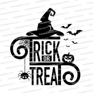 Trick or Treat SVG, truco o trato SVG, Halloween SVG, Halloween, 31 de octubre svg, trick or treat, October 31st, Vector, Archivo digital