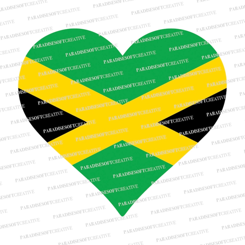 Reggae jamaica Flag SVG Jpeg PNG Jamaica flag svg Heart Jamaica svg Digital Download Jamaican flag Love Jamaica svg Jamaica Vector