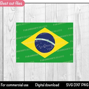 Brazil Flag SVG, Brazilian Flag DXF, Flag of Brazil PNG, Brazil flag Cricut, Brazilian flag svg, Silhouette Digital file, Cut file. Vector