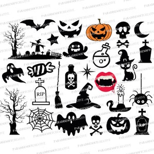 Halloween SVG, pacchetto di Halloween in formato SVG, strega di Halloween in formato SVG, fantasma di Halloween in formato SVG, vettore di Halloween, pacchetto di Halloween, vettore, file digitale