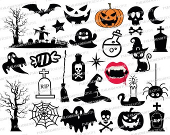 Halloween SVG,Halloween paquete svg, Halloween bruja svg, Halloween fantasma svg, Halloween Vector,Halloween Bundle, Vector, Archivo digital