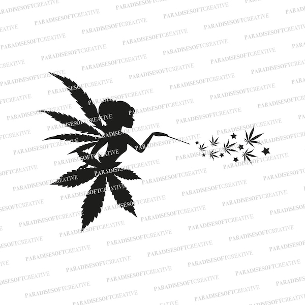 Cannabis fairy svg, weed fairy svg, marijuana fairy svg, stoner svg, weed leaf svg, rolling tray svg, fairy svg, weed svg, marijuana svg