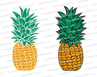 Pineapple SVG, Tropical SVG File, Pineapple Clipart, Pineapple print SVG, Digital File, Fruit Vector, Fruit svg, Pineapple Clipart