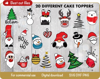 Christmas bundle svg, Winter svg, Santa SVG, Holiday, Merry Christmas, Christmas Bundle Png, Christmas colour, DXF Cricut cut file vector