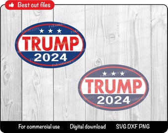 Trump SVG, Trump 2024 DXF, Save America PNG, Make America great again, Donald Trump for president svg, Cut file for Cricut Silhouette Cameo