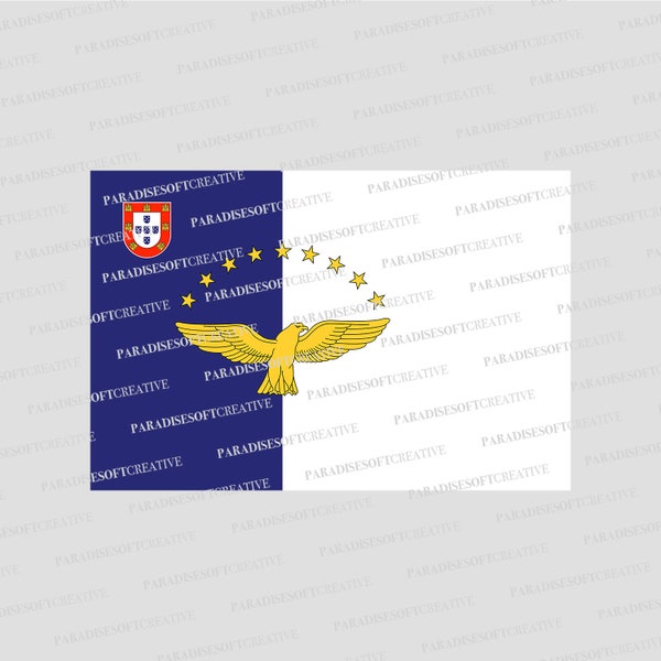 Azores flag SVG, Açores flag SVG, Portuguese Flag svg, Portugal flag svg, cutting file azores flag vector, Cricut, silhouette or Brother