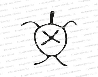 Taino turtle SVG, Taino symbol svg, Puerto Rico, Puerto Rican symbols, Taino symbolism, Cut file, Cricut, Silhouette, SVG, DXF, png