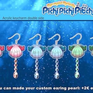 Mermaid Melody Earings and Necklaces
