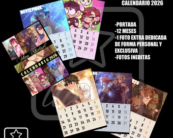 PREORDER - 2026 Calendar Illustration - Cosplay - Peck edition