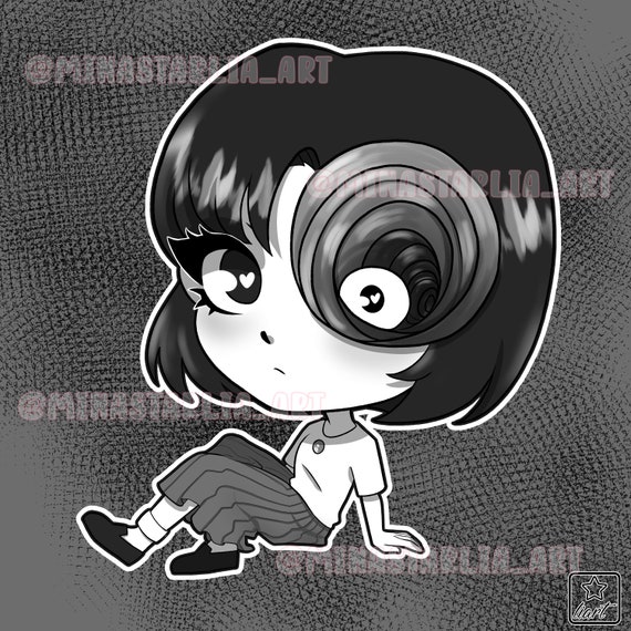 Junji Ito's Uzumaki Die-Cut Sticker Set Group #B – Offiziell Lizenziert Für Laptop, Flasche & Mehr