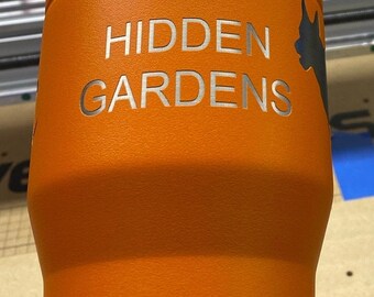 Custom laser engraved 30 Oz tumbler