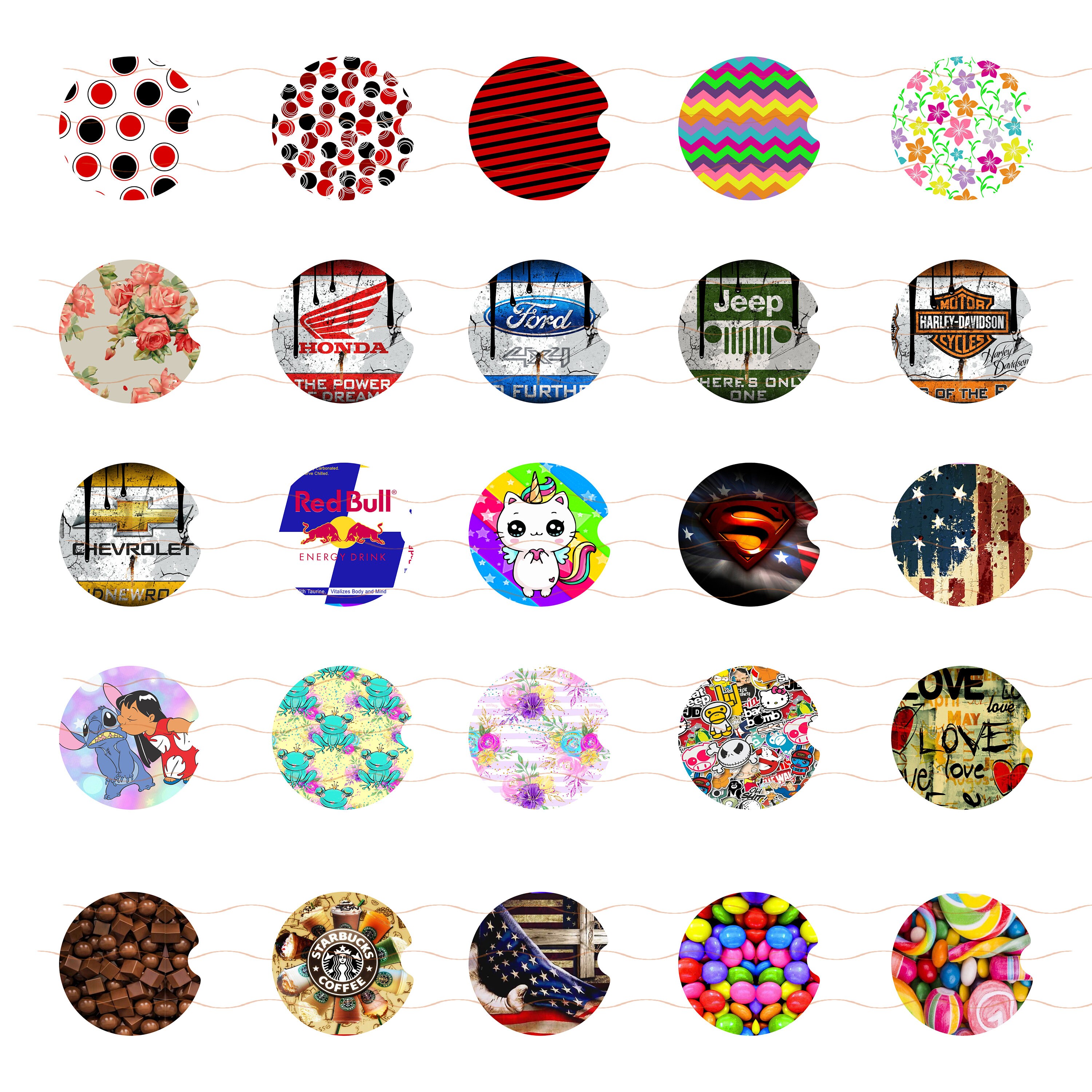 Coaster Designs for Sublimation Etsy