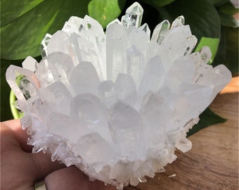 1pc Natural Clear Quartz Crystal Cluster,Rock,Crystal VUG,Collection,Crystal Healing,Mineral Samples,Reiki Healing,Crystal Energy 300g-520g