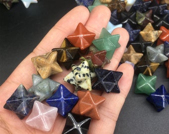 A lot of material Crystal Merkaba Star,Quartz Crystal Star,Mini Star,Crystal Energy,Crystal heal,home decoration,Reiki heal,Crystal Jewelry