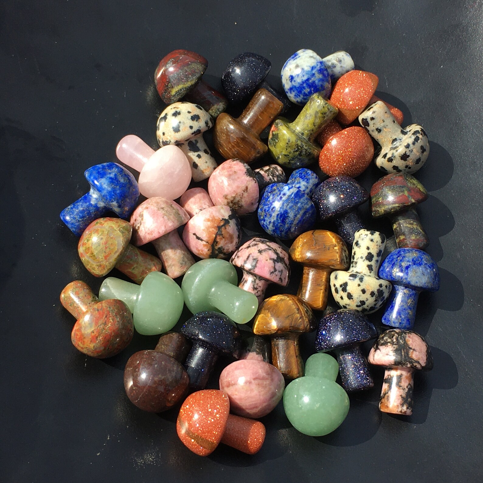 200pcs Natural Mixture Quartz Crystal Mushroom Mini Mushroom Etsy