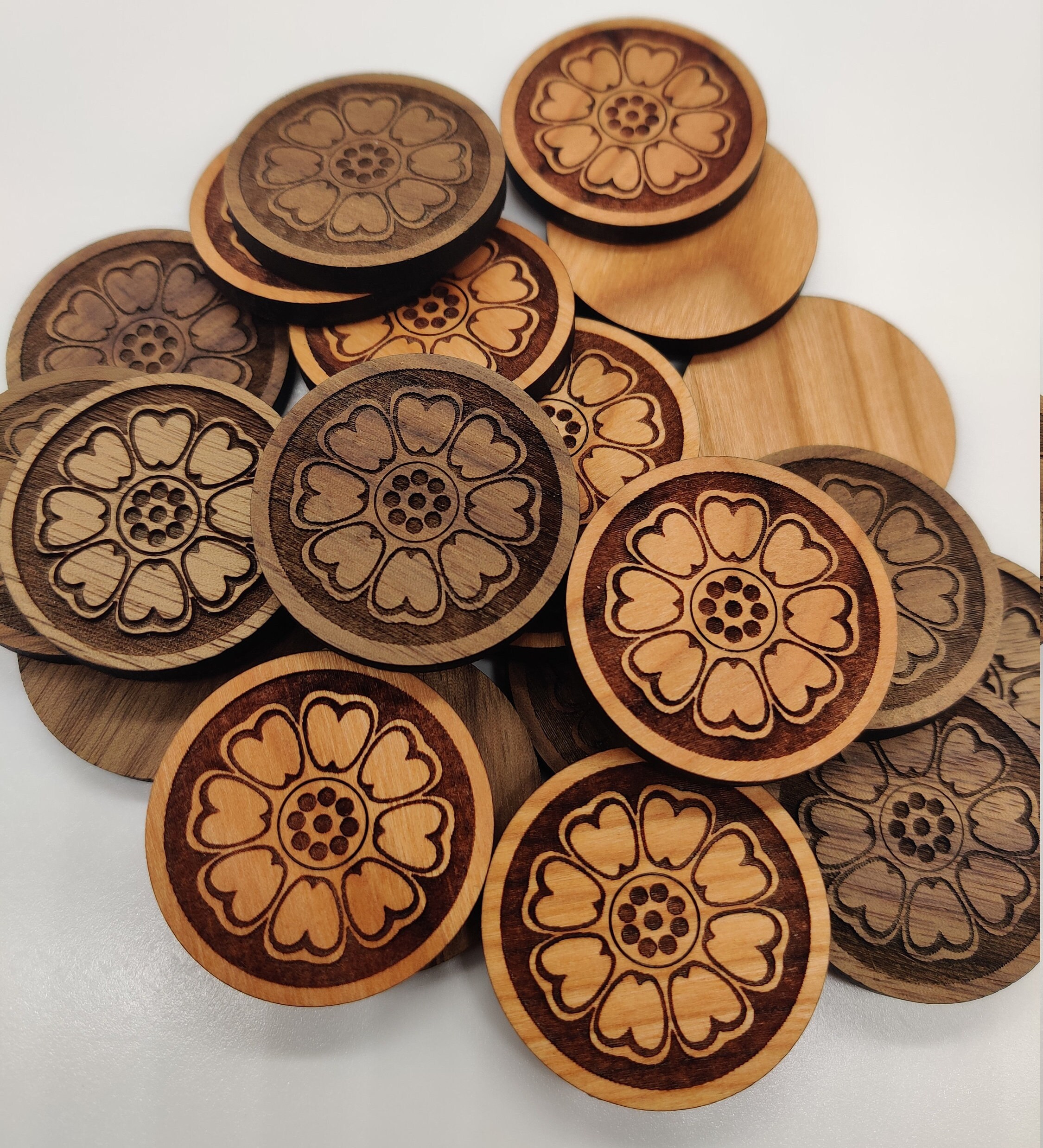 White Lotus Tile Etsy