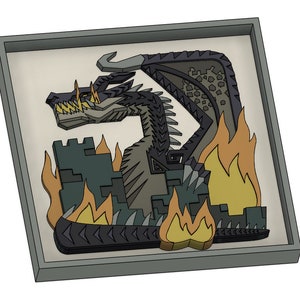 モンスターハンタータイル - ファタリス - 3D プリント可能なモデル ファイル