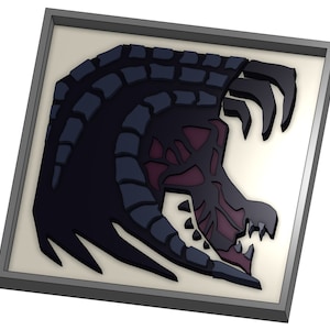 Monster Hunter Tile - Gore Magala - 3D Printable Model File