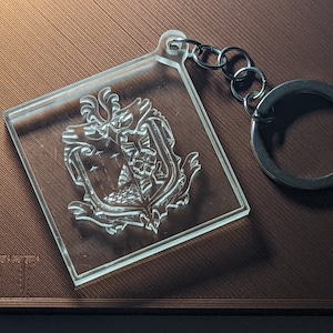 Monster Hunter Keychain - World Icon – Resin Cast, 3D Print