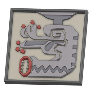 Monster Hunter Tile - Khezu - 3D Printable Model File - Buy3Get1MysteryFree