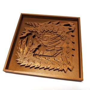 &quot;Monster Hunter Tile - &quot;&quot;Zinogre&quot;&quot; - DIY Painting Projekt.&quot;