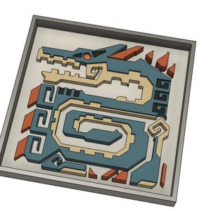 Monster Hunter Tile - Lagiacrus - 3D Printable Model File