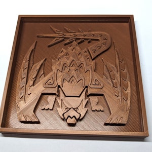 Monster Hunter Tile - Nargacuga - DIY Painting Projekt