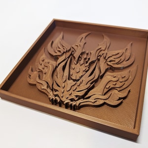 Monster Hunter Tile - Xeno&#39;Jiiva - DIY Painting Project