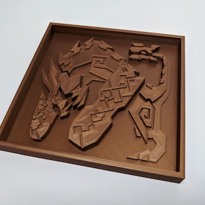 Monster Hunter Tile - Brachydios - DIY Painting Projekt