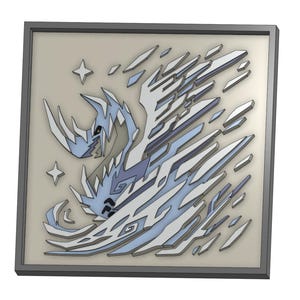 Monster Hunter Tile - Velkhana - 3D Printable Model File