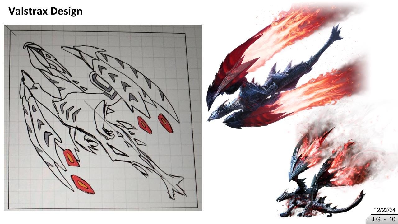 Valstrax Design Monster Hunter Tile - Valstrax - 3D Printable Model File - Etsy