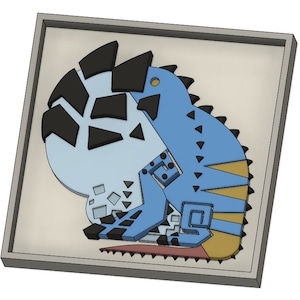 Monster Hunter Tile - Dodogama - 3D Printable Model File