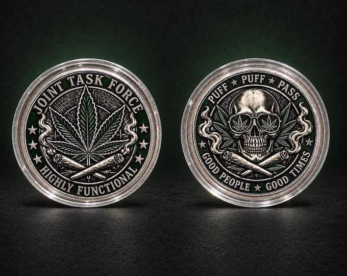 Joint Task Force Highly Functional Weed Challenge Coin