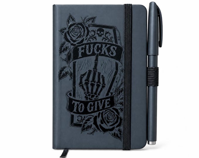Fucks to Give Pocket Notebook with Pen