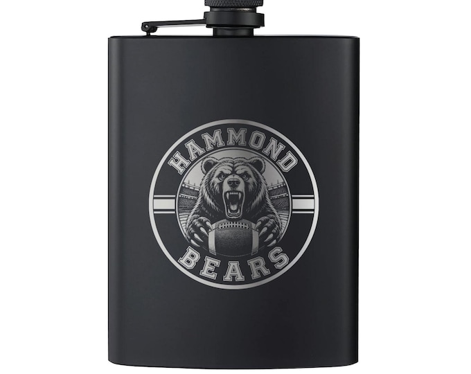 Hammond Bears Flask