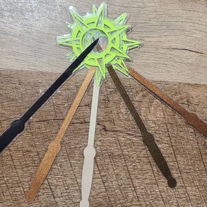 Magic Wand Witchy Gothic Fantasy Wizardry Transparent Bookmark