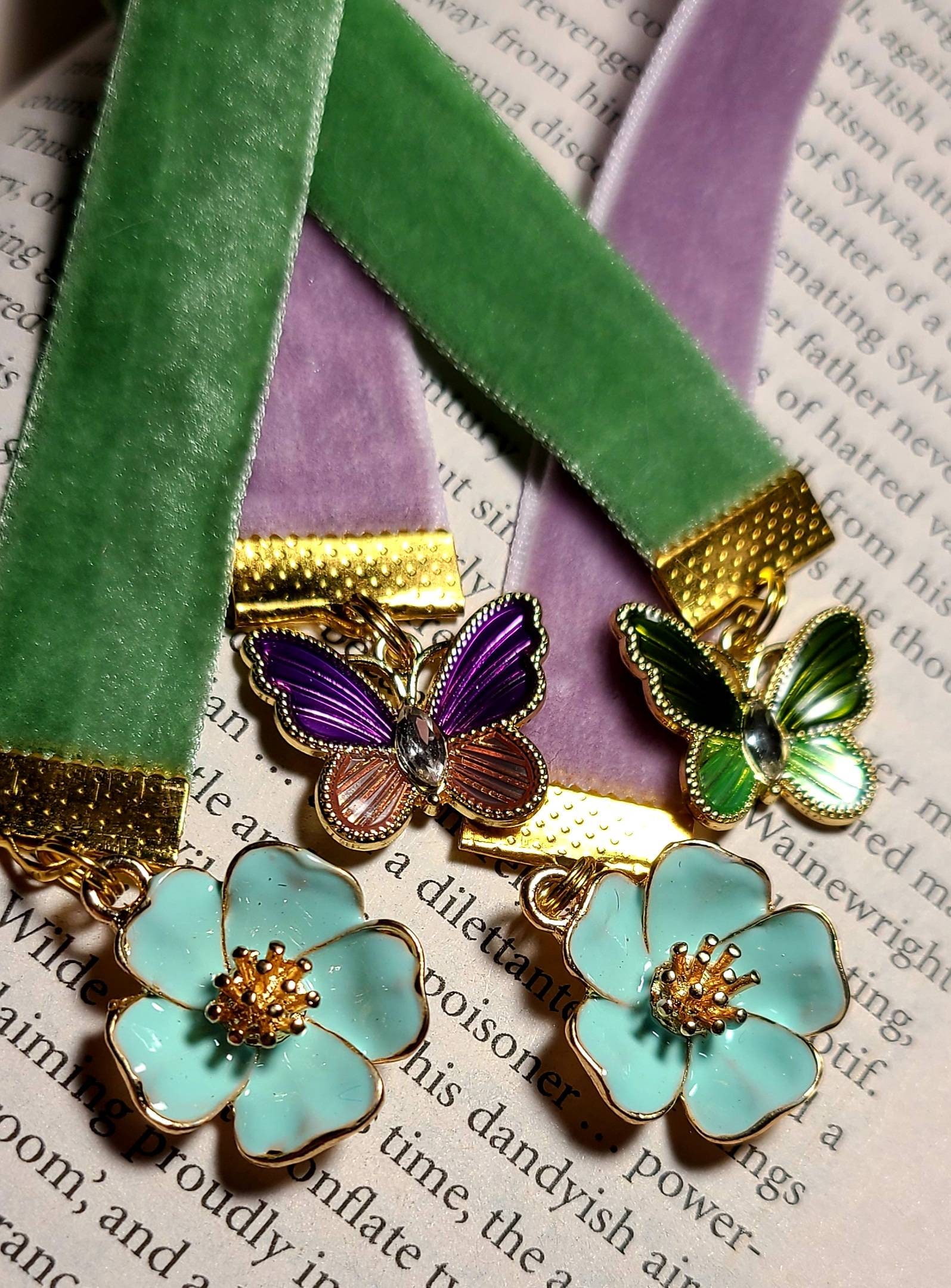Butterfly Kisses Ribbon Bookmark